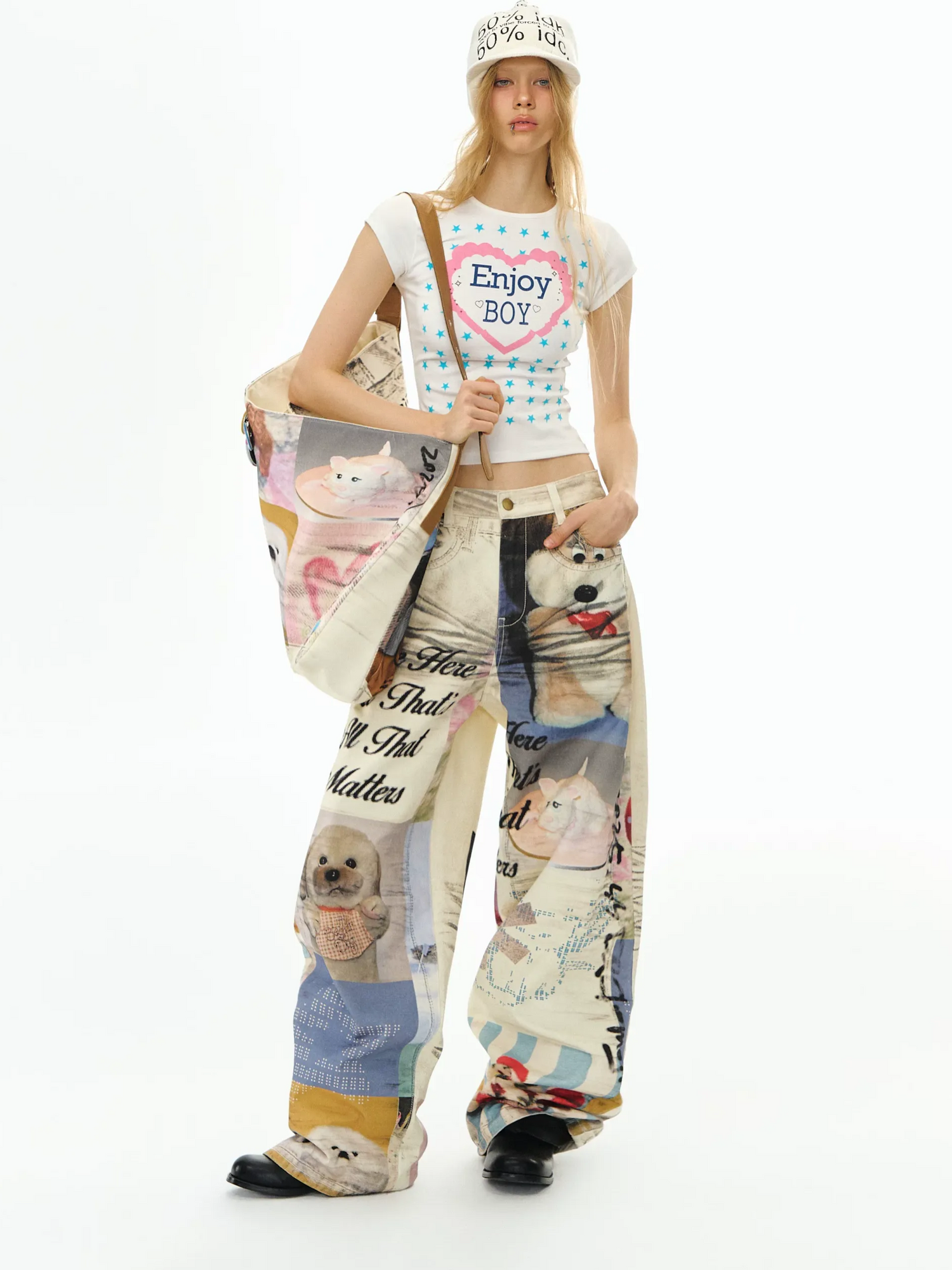 Star Print Regular Tee
