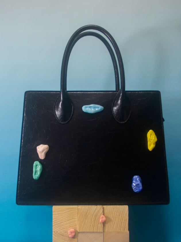 Handmade Ceramic Structured Tote Bag