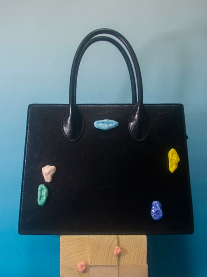 Handmade Ceramic Structured Tote Bag