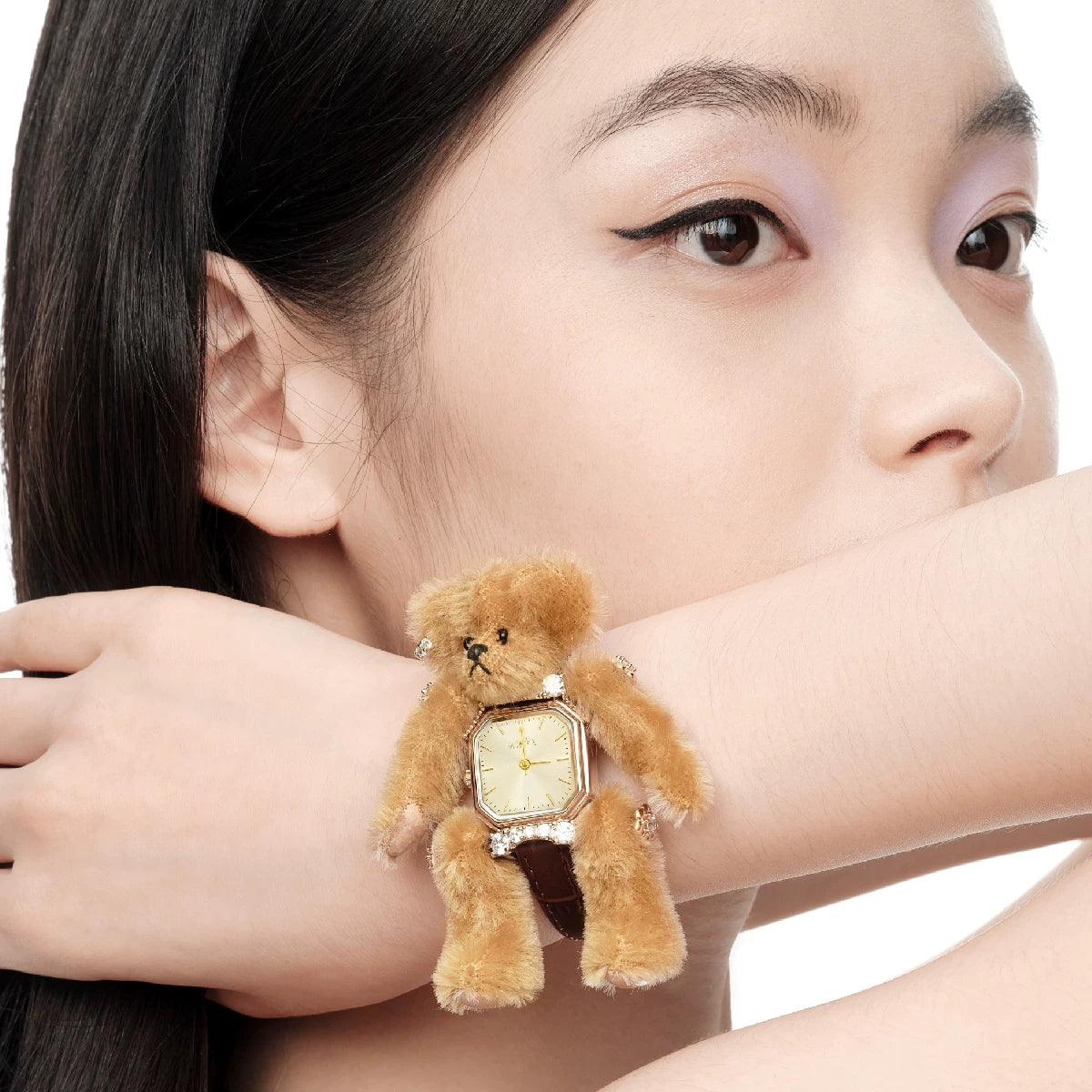 Plush Teddy Bear Watch Bracelet
