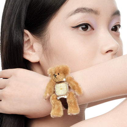 Plush Teddy Bear Watch Bracelet