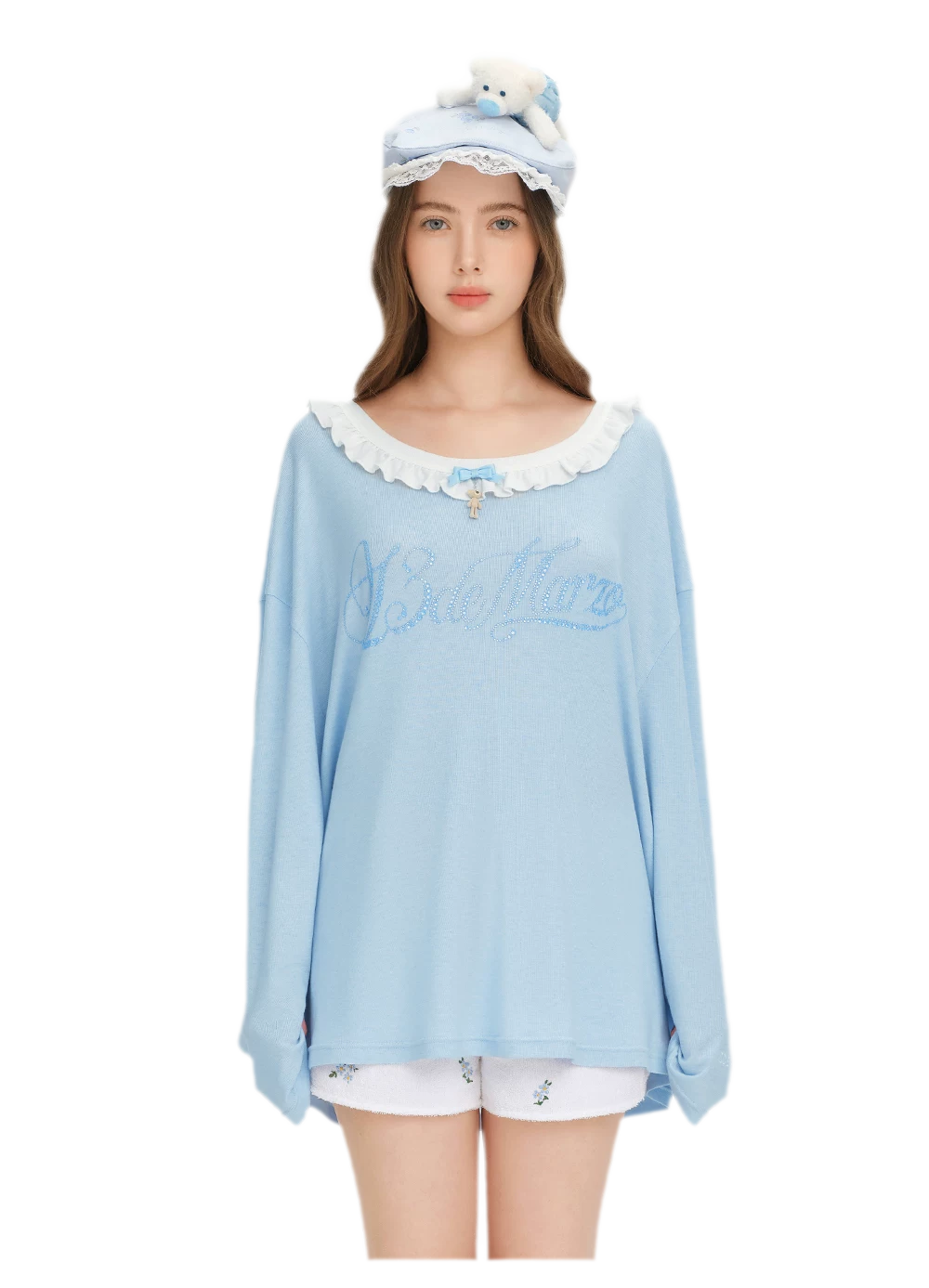 Floral Reversible Knit T‑Shirt