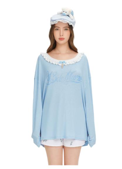 Floral Reversible Knit T‑Shirt