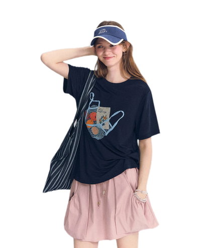 Fruit Embroidery Tee
