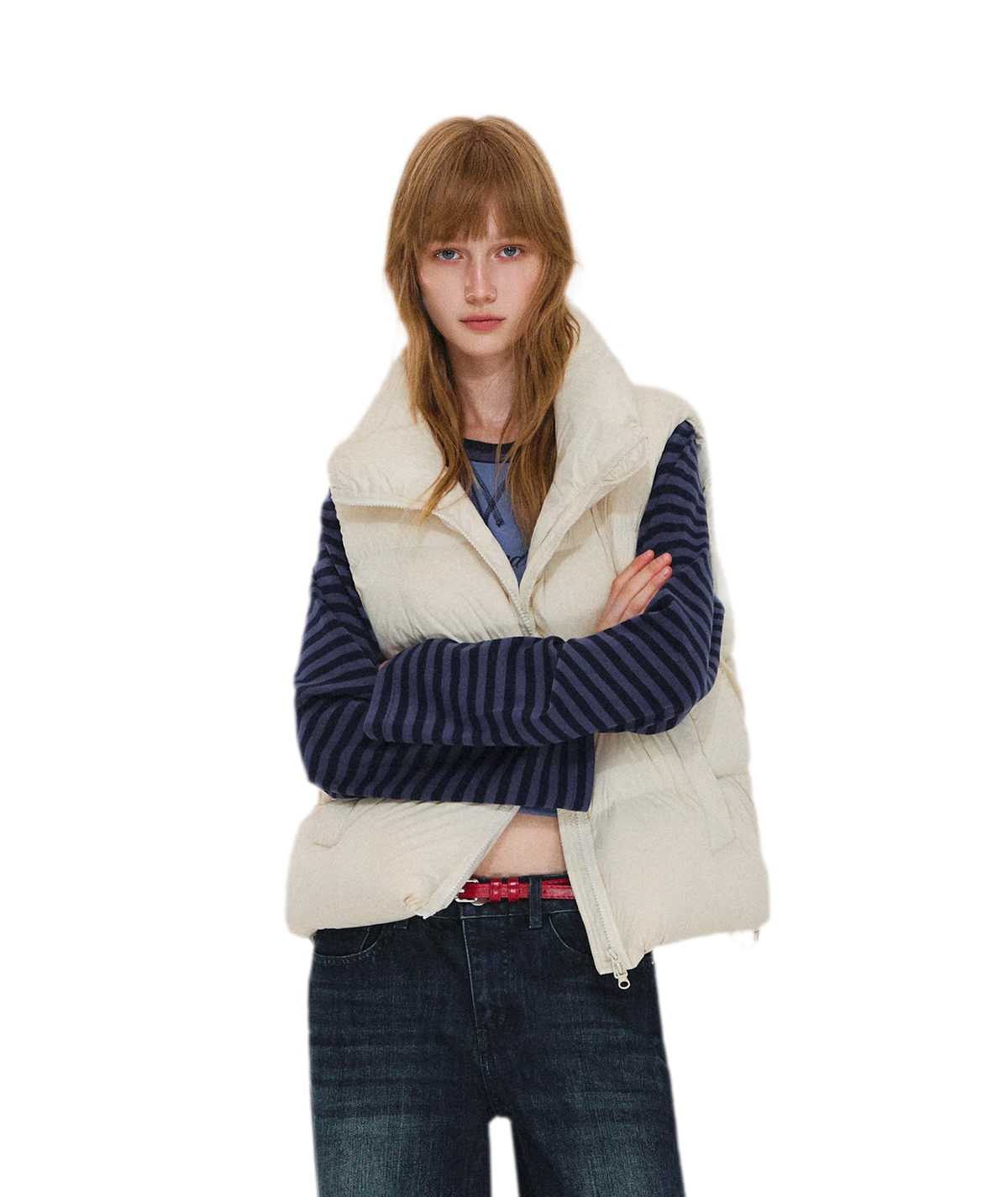Lightweight Stand Collar Down Vest