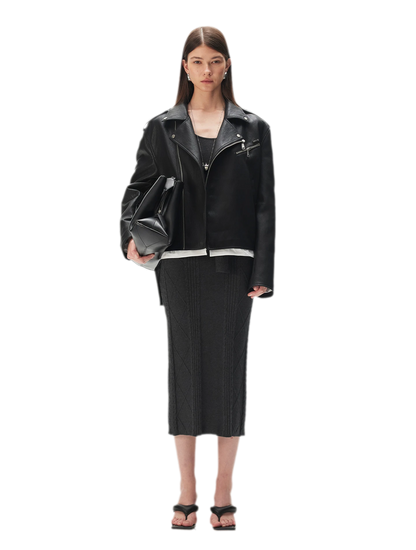 Wool Cable Knit Dress