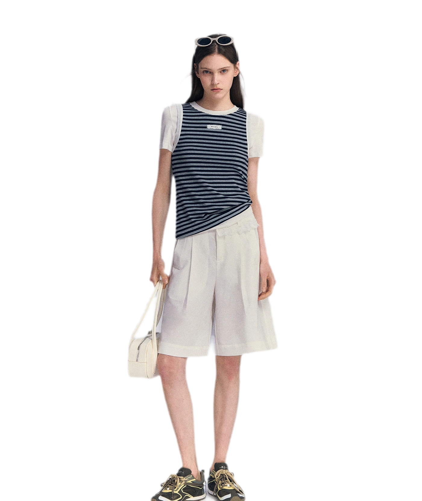 Faux Two-Piece Tee