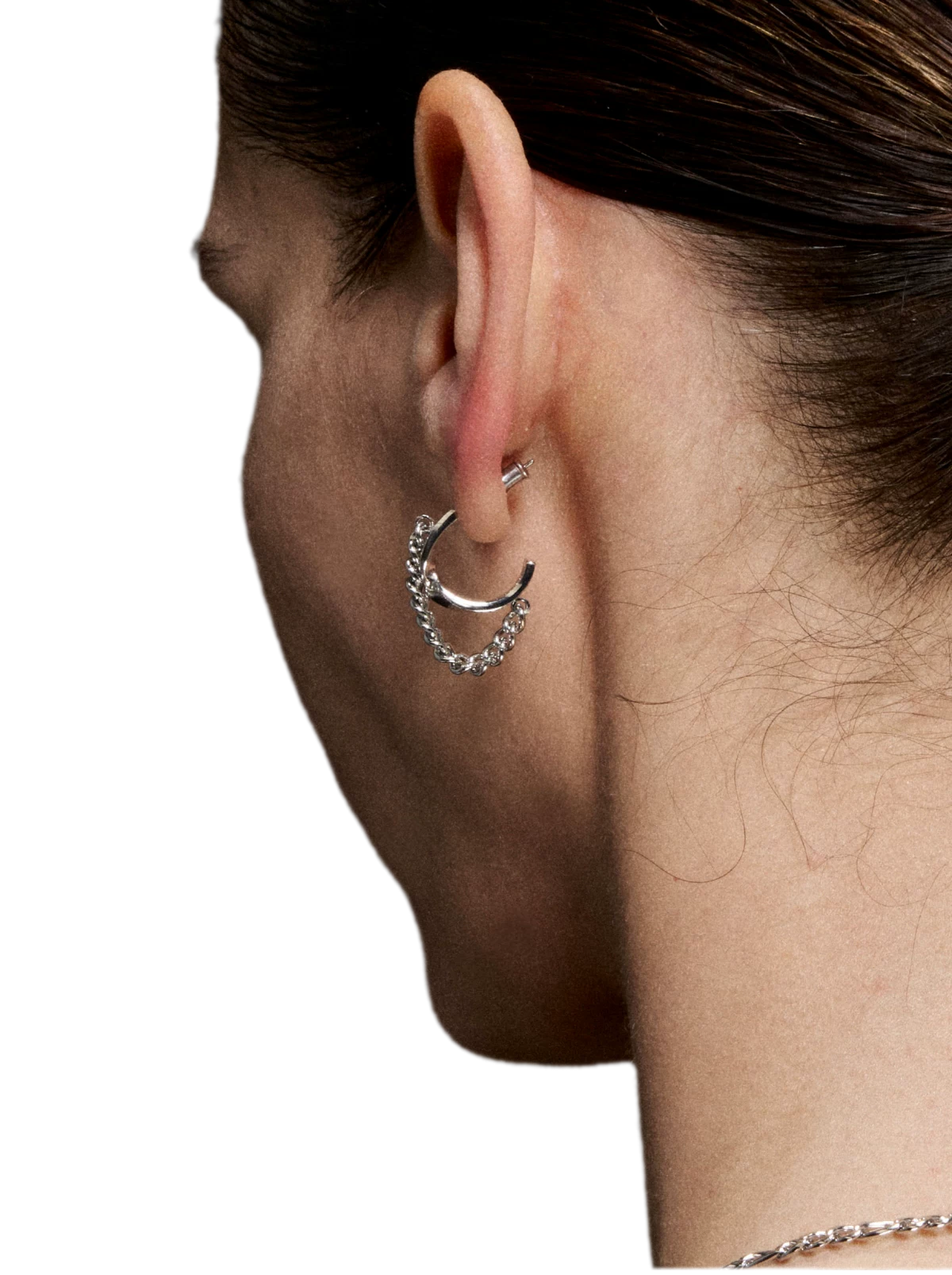 Mobius Line Stud Earrings