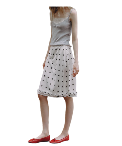 Polka Dot Ruffle Skirt