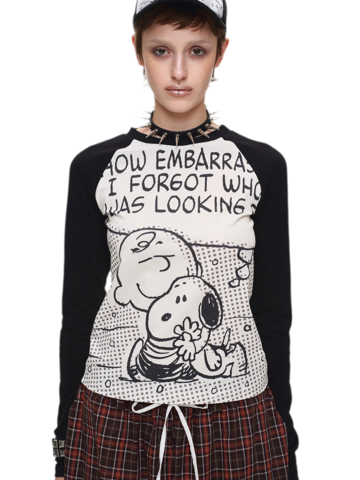 Contrast Raglan Graphic T-Shirt