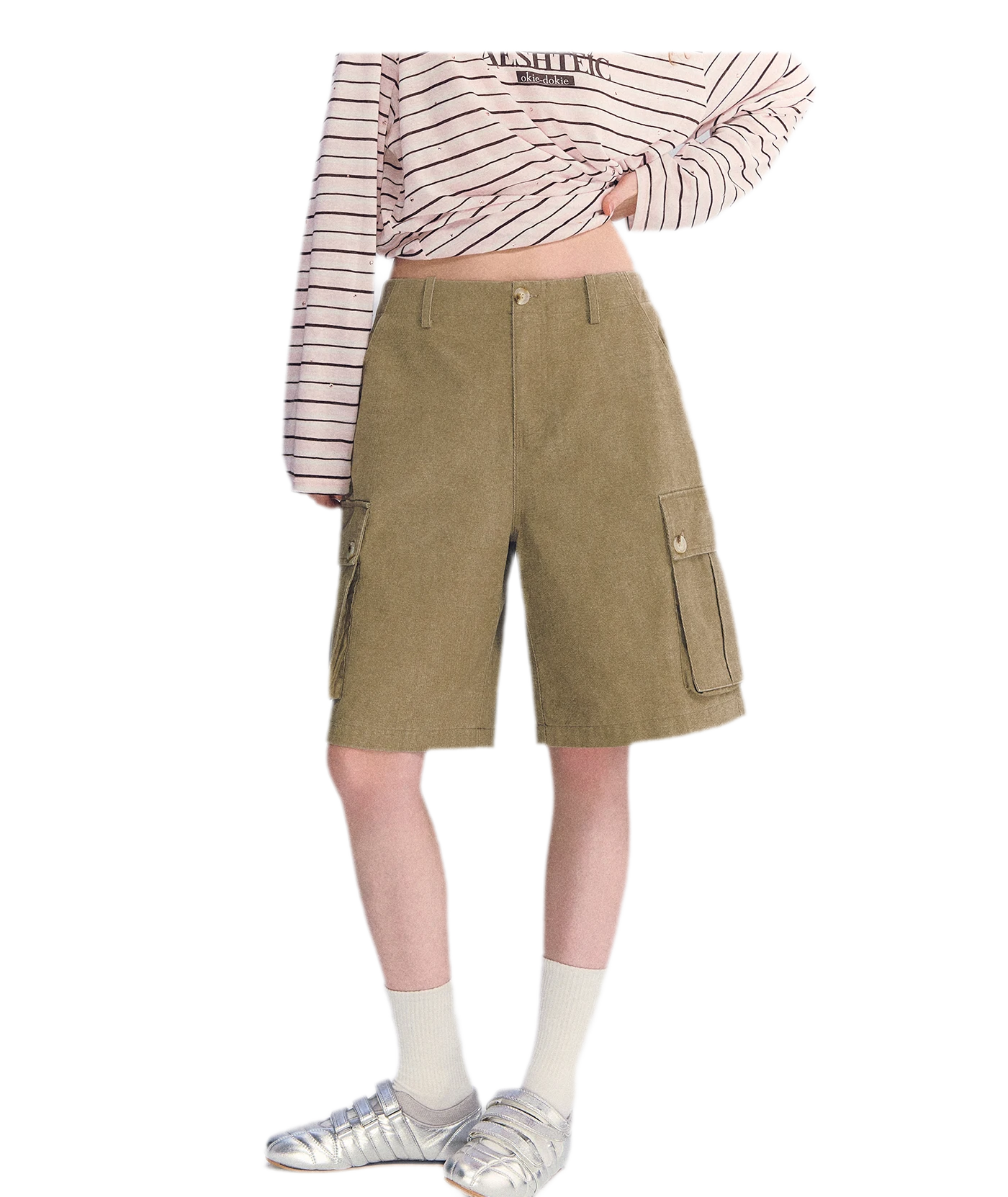 Washed Cargo Shorts