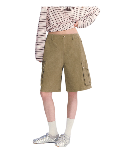 Washed Cargo Shorts
