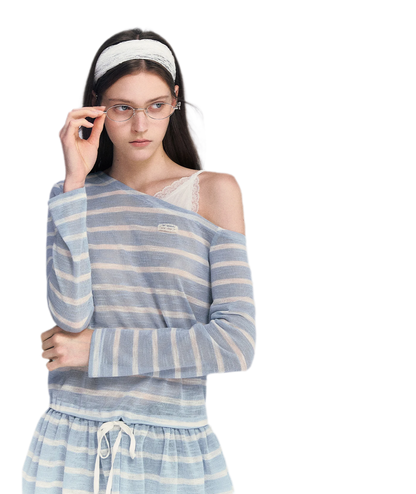 Lace Asymmetric Top