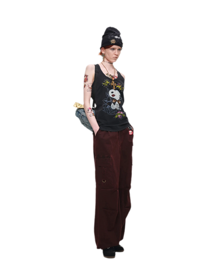 Washed Cargo Pants