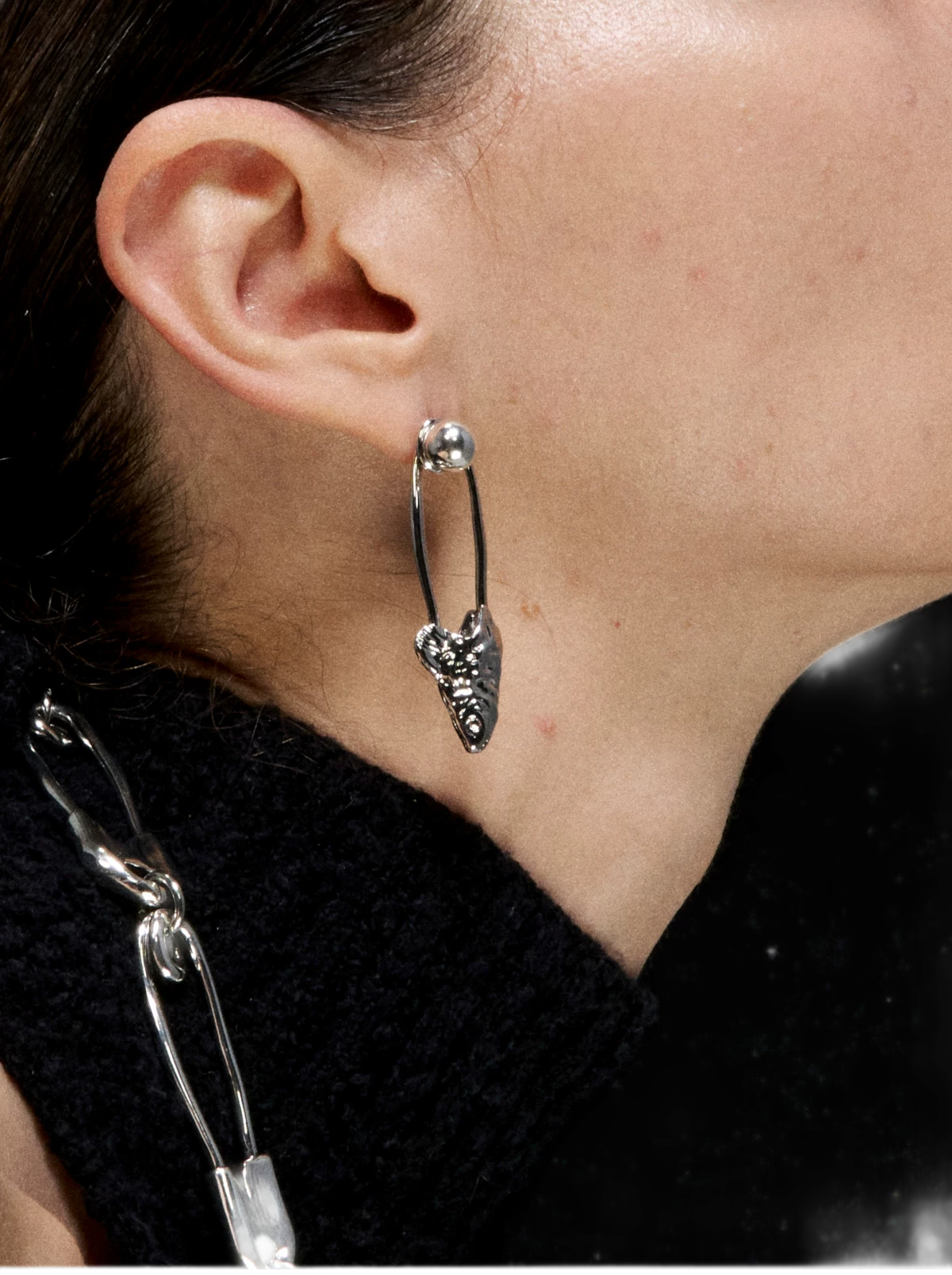 Punk Fishbone Earrings
