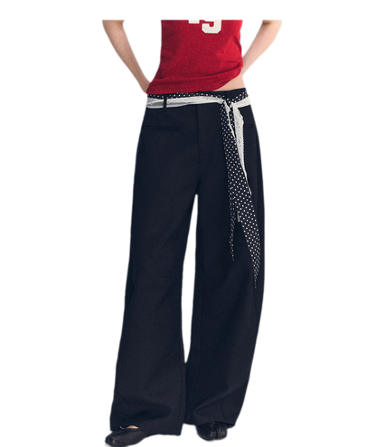 Lace Belt Pants
