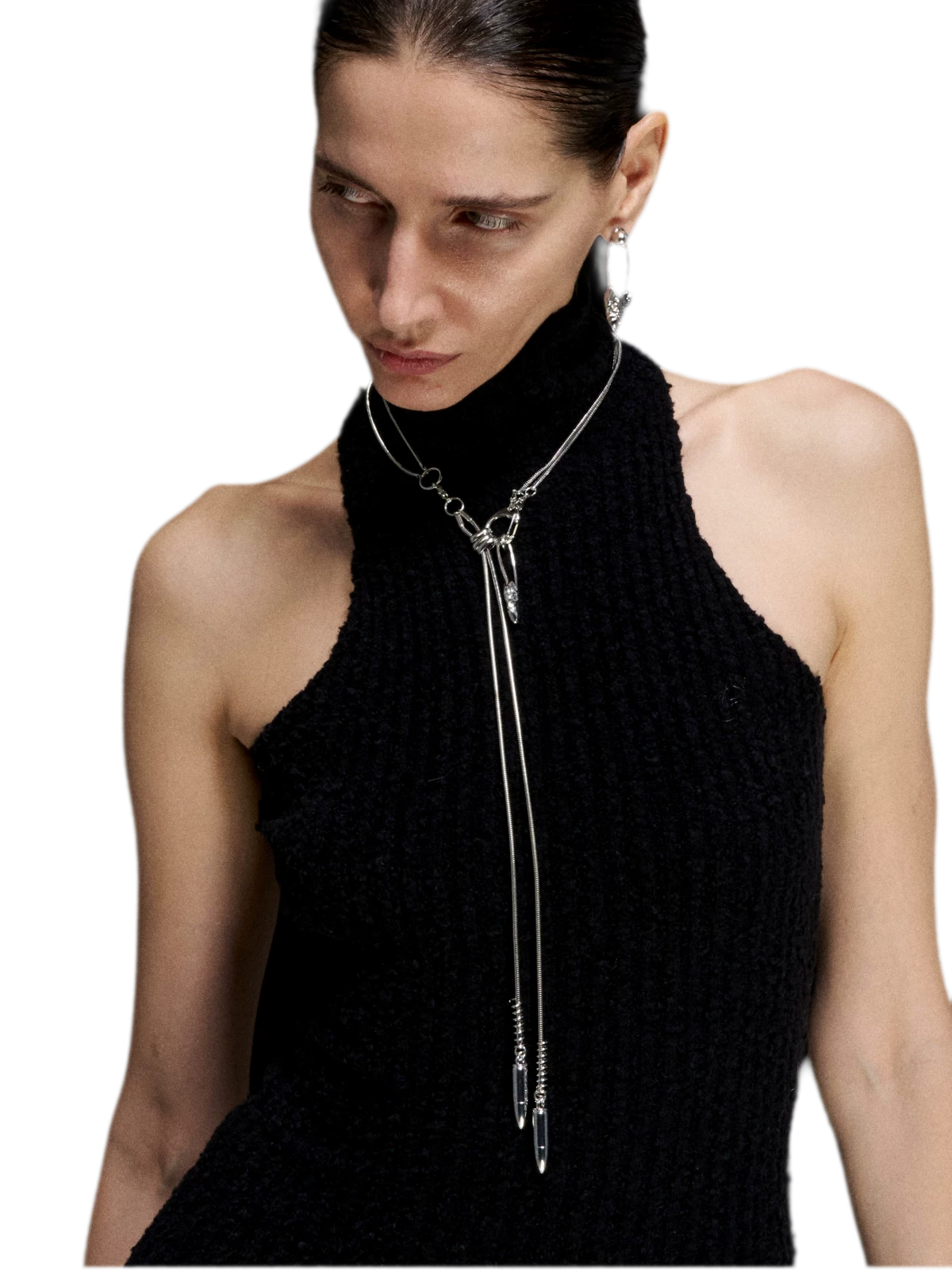 Punk Fishbone Necklace