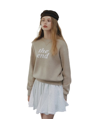 Jacquard Cropped Crewneck Sweater