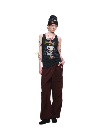 Washed Cargo Pants