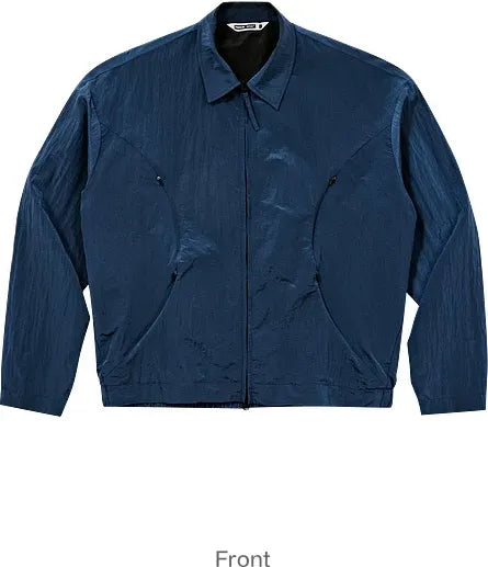 Textured Curved Panel Jacket