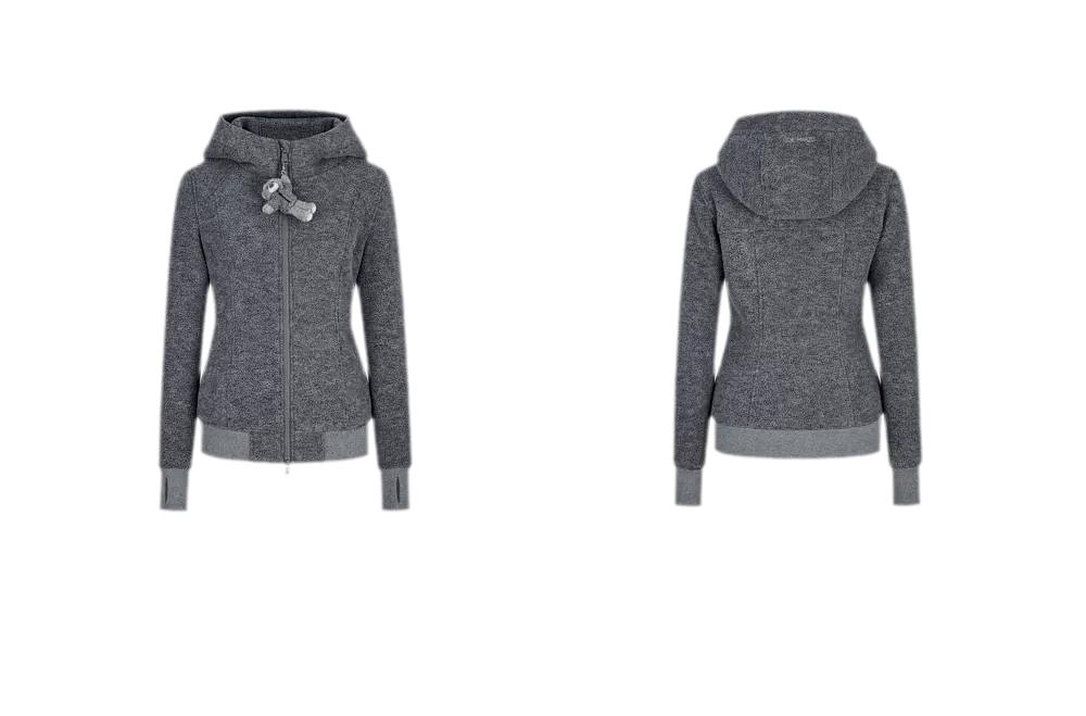 Soft Fleece Slim-Fit Hooded Jacket
