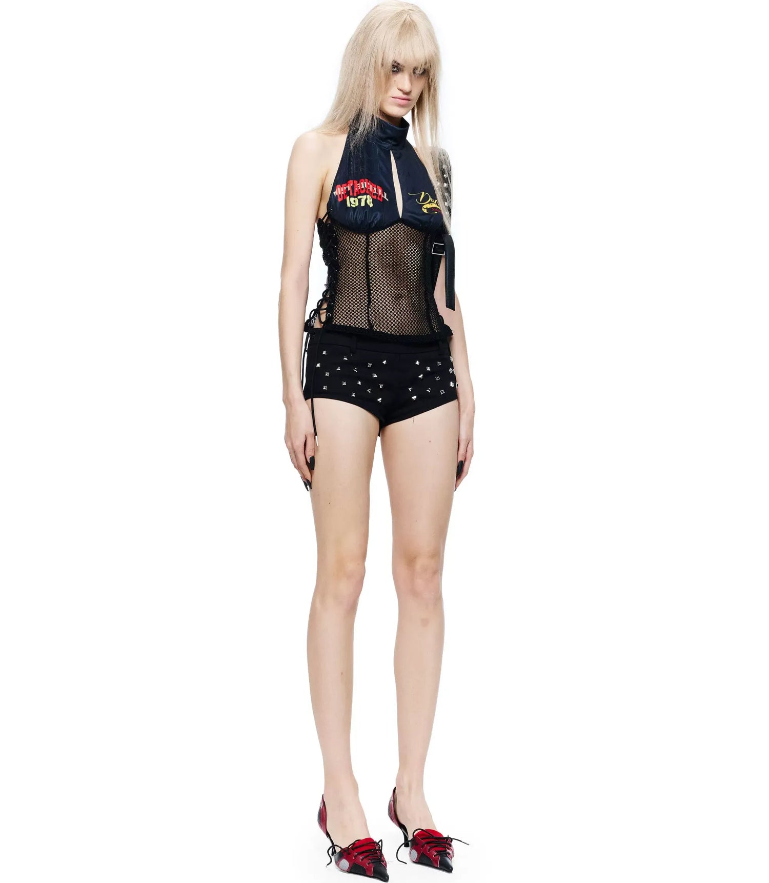Halter Mesh Camisole