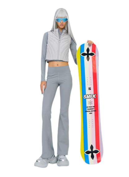 SMFK Abstract Grid Graphic Snowboard – DHL Express Shipping, Duties &amp; Taxes Included