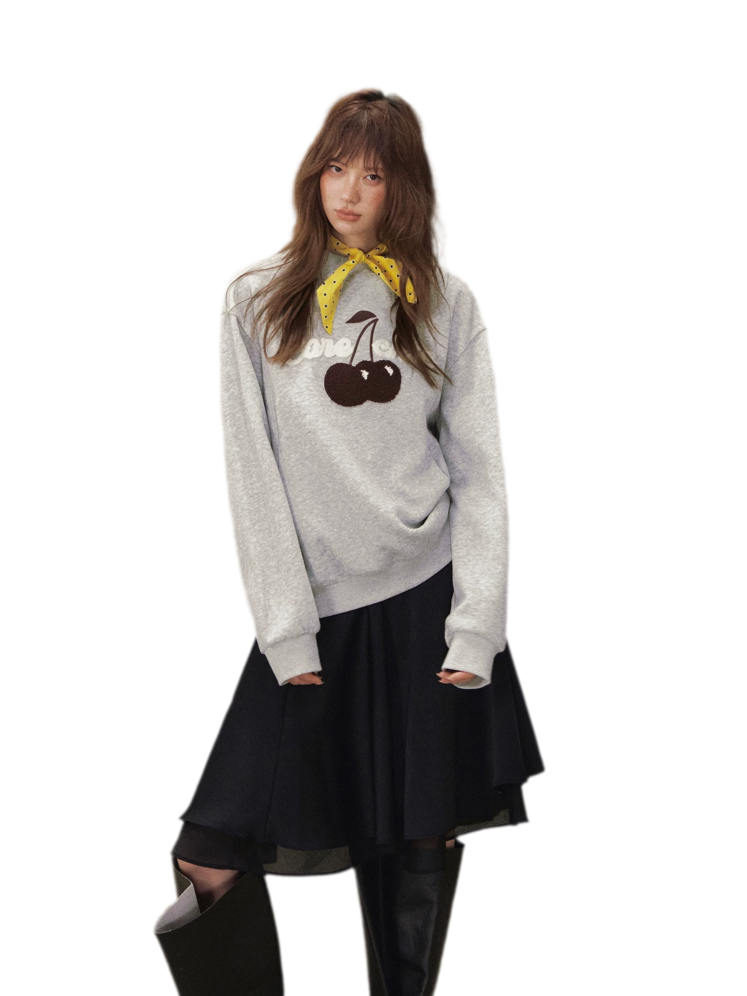 Cherry Letter Sweatshirt
