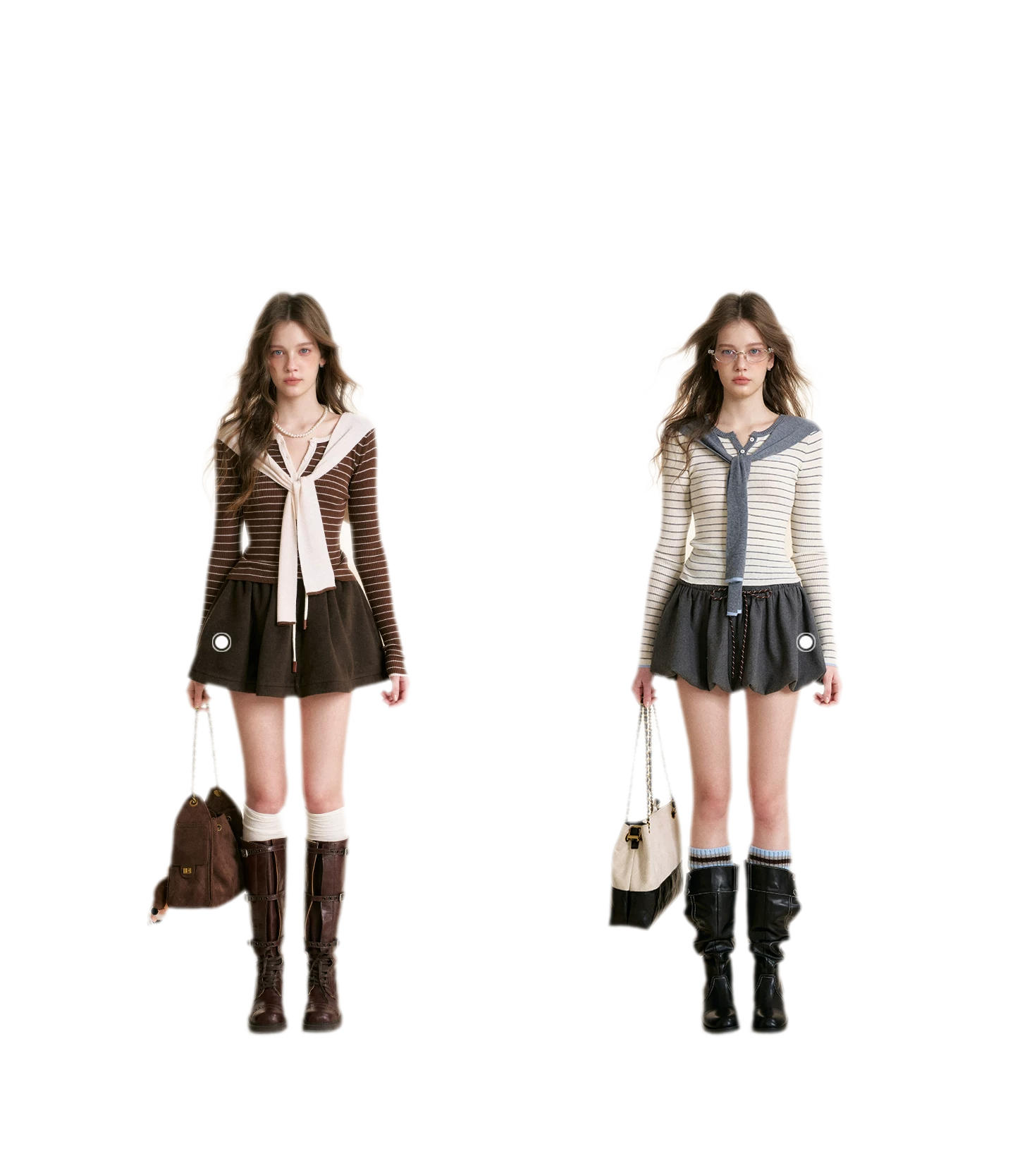 Wool Blend Shawl Knit Top