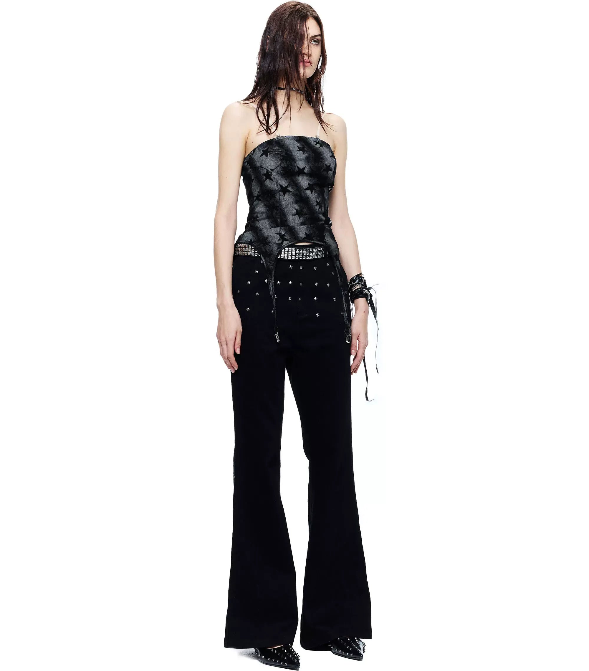 Rhinestone Halter Camisole