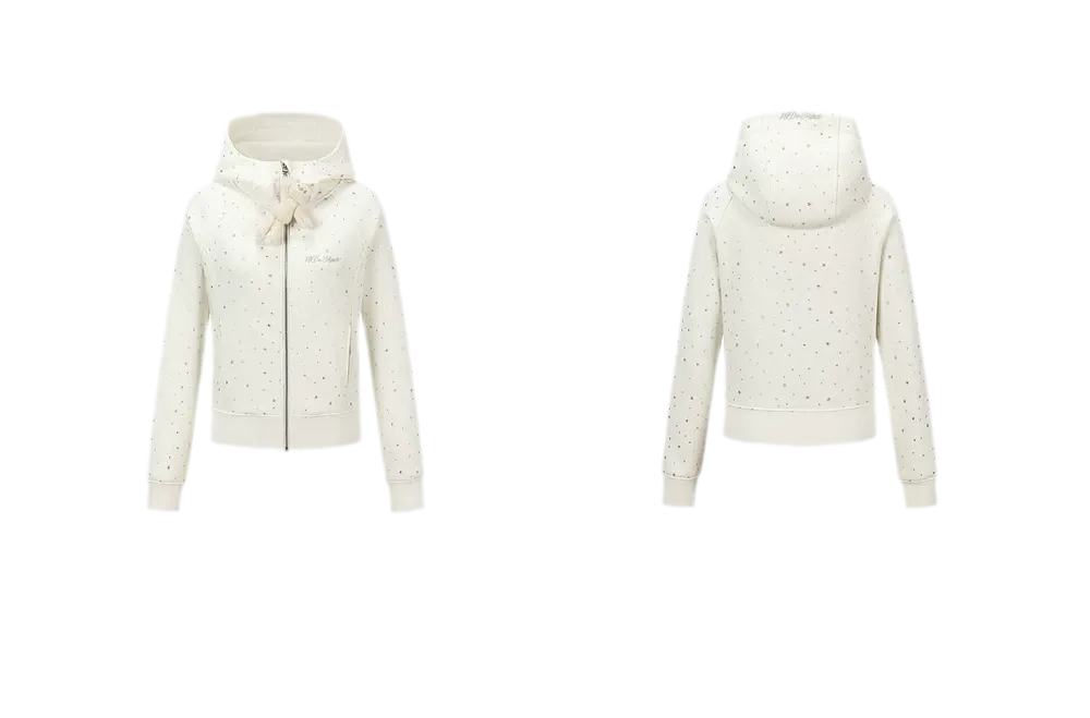 Starry Slim-Fit Hooded Sweatshirt
