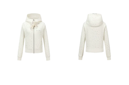 Starry Slim-Fit Hooded Sweatshirt