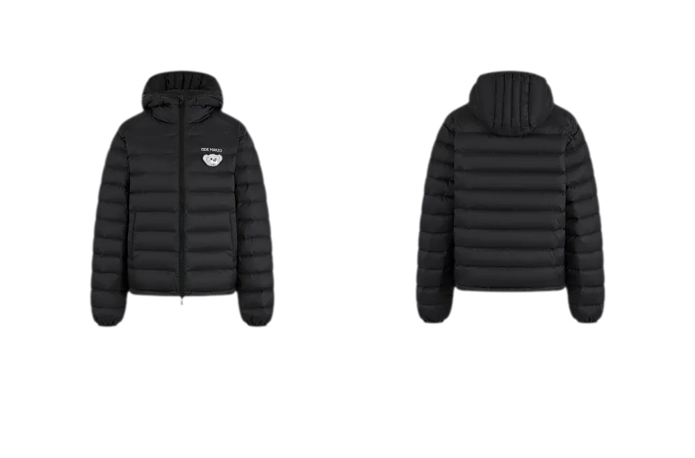 Quilted Hooded Lightweight Down Jacket