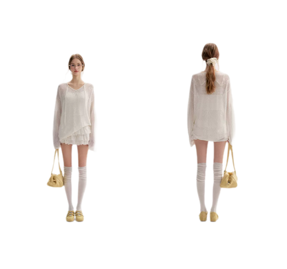 Tencel Jacquard Sun Cardigan