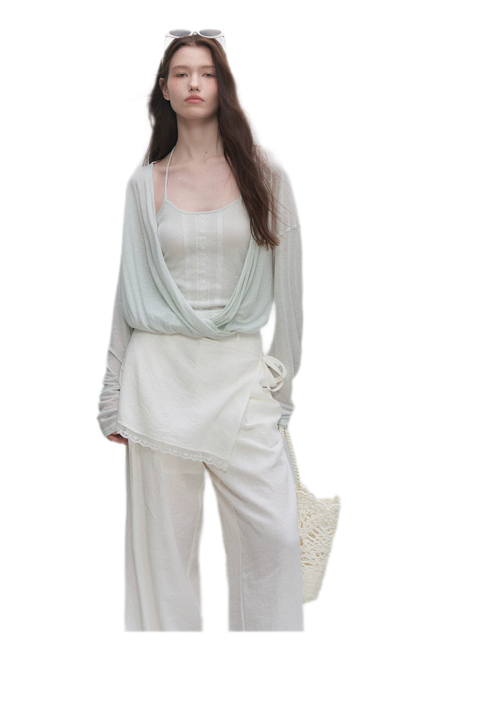 Lyocell Linen Lantern Sleeve Set