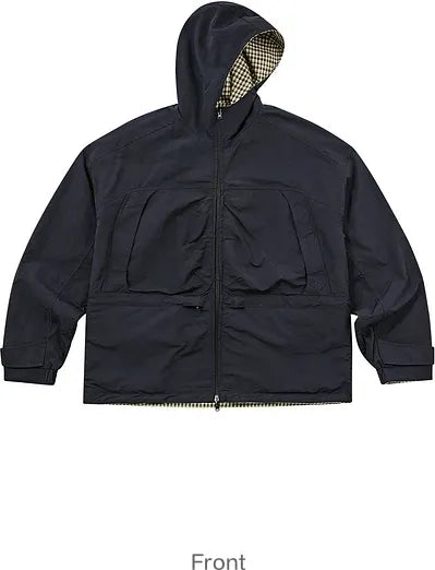 Reversible Hooded Windproof Jacket