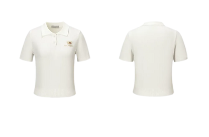 Polo Knit Short Sleeve Tee