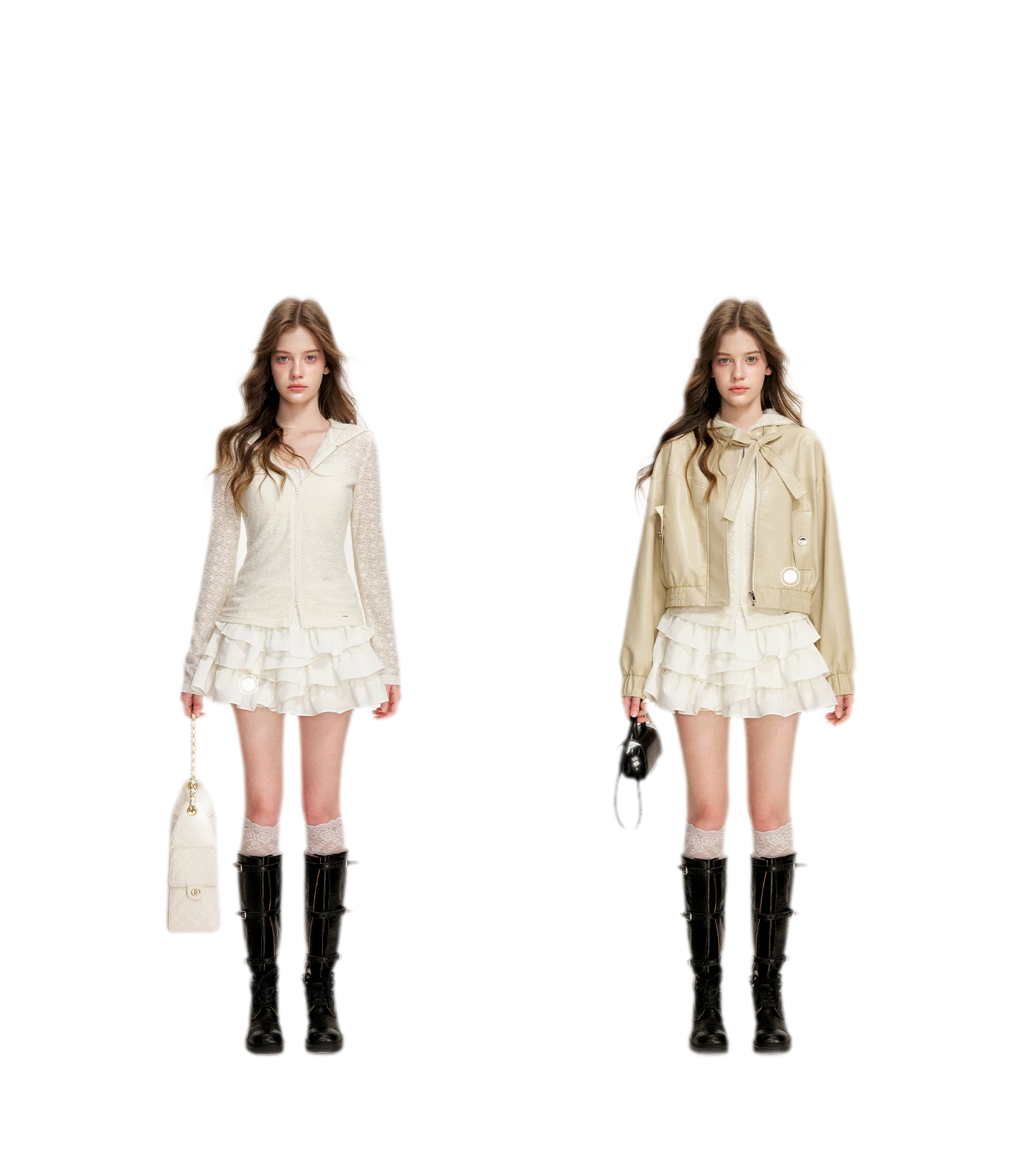 Textured Hooded Knit Cardigan