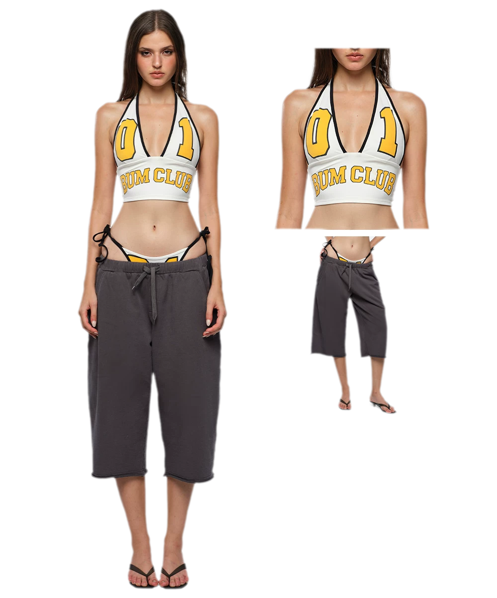Basketball Print Bikini Set