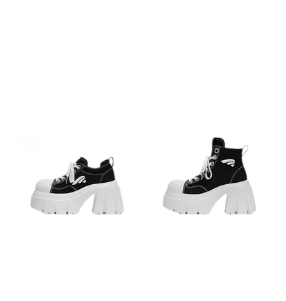 Chunky Platform Canvas Shoes