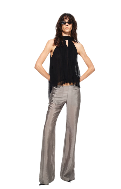 Silky Flared Lounge Pants