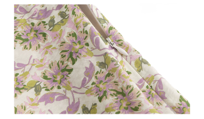 Misty Lilac Cotton Maxi Dress