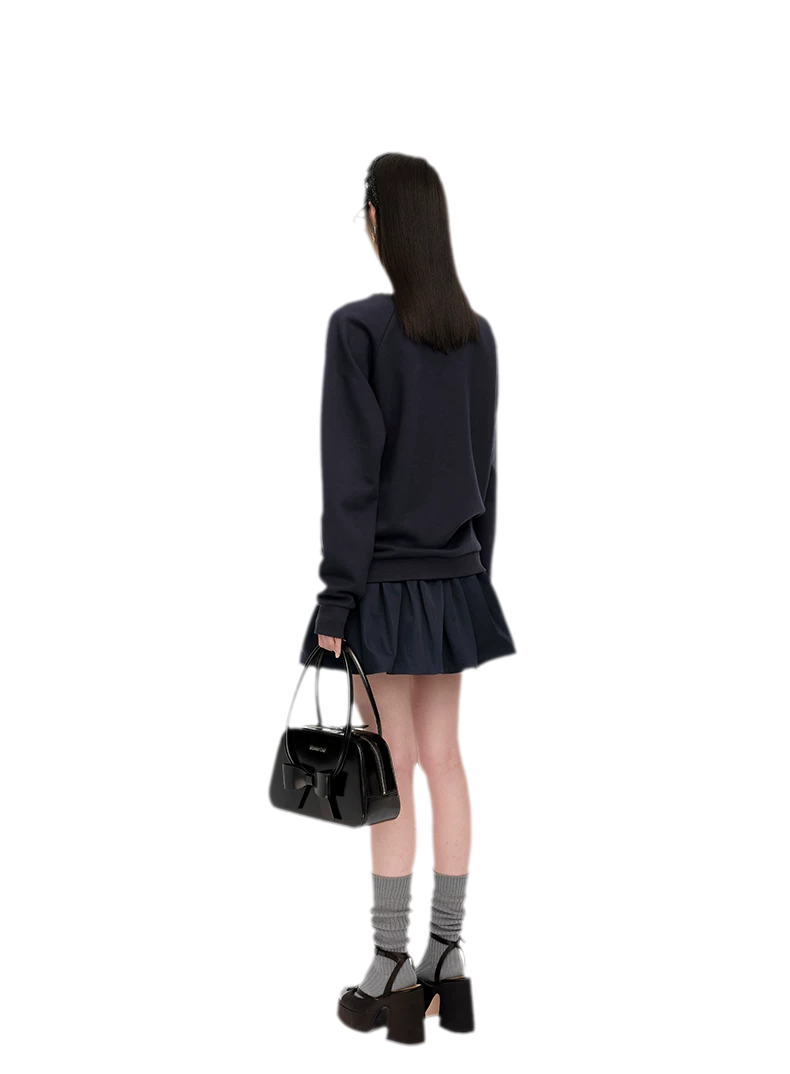 코튼 피터팬 칼라 스웨트셔츠