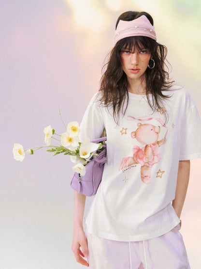 Ballet Bear Long &amp; Short Sleeve T-Shirts