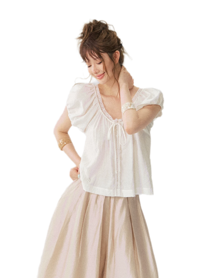 Cloud Puff Sleeve Shirt