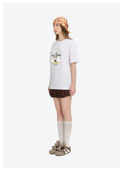 Bear Appliqué T-shirt