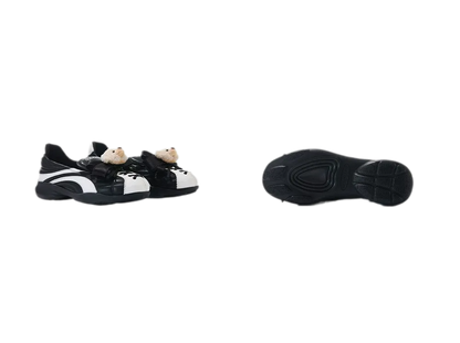 Ballet Bear Leather Sneakers