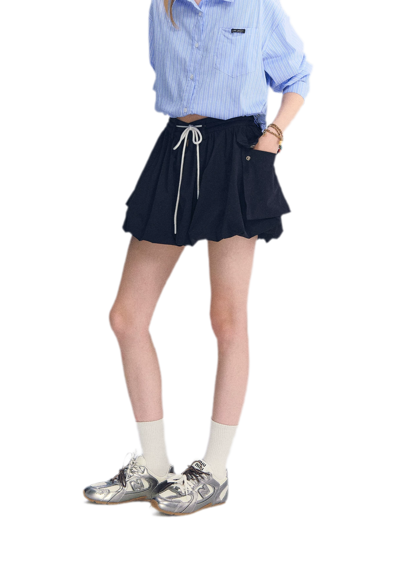 Half-Zip Drawstring Jacket