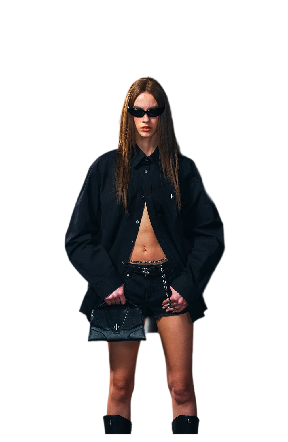 Cross Badge Work Shirt