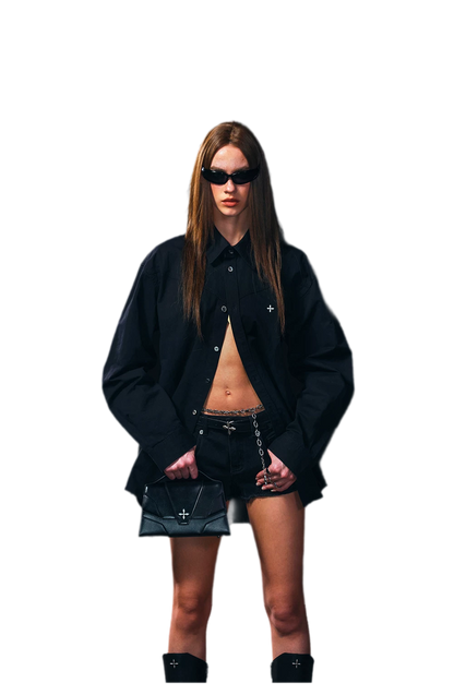 Cross Badge Work Shirt